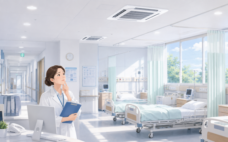 病院の空調更新はいつ考える？診療を止めないための点検と更新計画